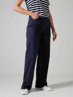 Long Tall Sally Blue Wide Leg Jeans Clearance