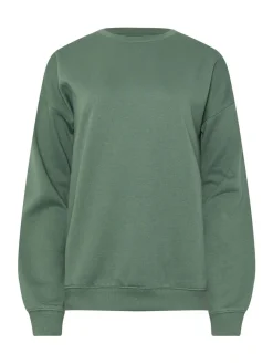 Long Tall Sally Crew Neck Sweatshirt Green Clearance