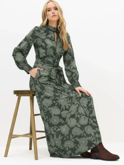 Long Tall Sally Green High Neck Maxi Dress Hot