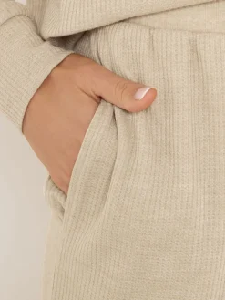 Long Tall Sally Natural Marl Cuff Lounge Joggers Discount