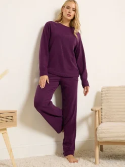 Long Tall Sally Microfleece Joggers Purple