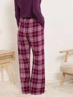Long Tall Sally Check Pyjamas Red Clearance