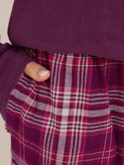 Long Tall Sally Check Pyjamas Red Clearance