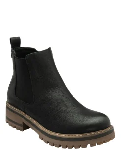 Lotus Wide Fit Casual Ankle Boots Black Discount