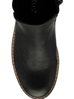 Lotus Wide Fit Casual Ankle Boots Black Discount