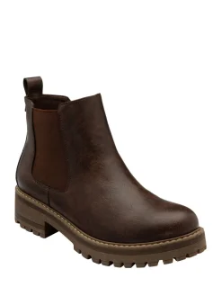 Lotus Wide Fit Casual Ankle Boots Brown Online