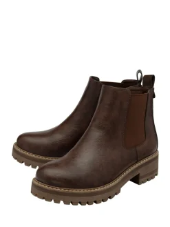 Lotus Wide Fit Casual Ankle Boots Brown Online