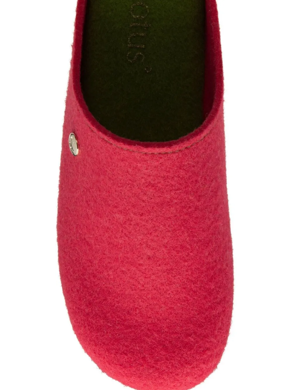 Lotus Orange Textile Flat Mule Slippers New