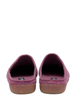 Lotus Purple Textile Mule Slippers Best