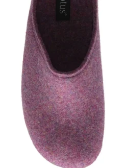 Lotus Purple Textile Mule Slippers Best