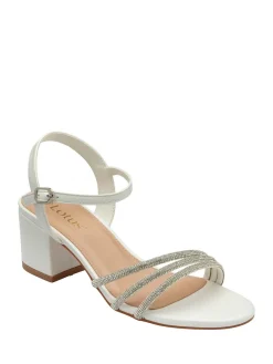 Lotus White Heeled Occasion Sandals Best