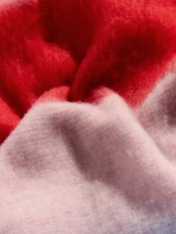 Love & Roses Pink/Blue Stripe Brushed Scarf Sale