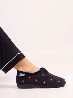 Lunar Blue Havana Full Slippers Best