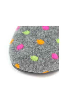 Lunar Full Slippers Grey New