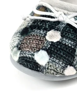Lunar Ladies Ballerina Slippers Grey Sale