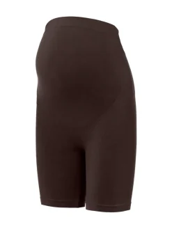 Mamalicious Maternity Seamless Leggings Dark Brown Discount