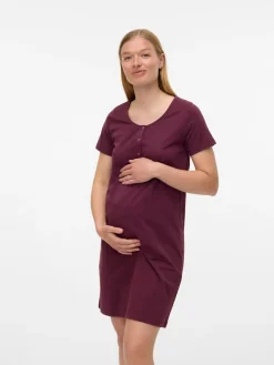 Mamalicious Maternity And Nursing Nightie Purple Outlet