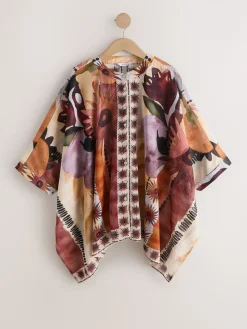 Next Printed Overhead Cover-Up Kaftan Shirt Marrakesh Scenic Hot