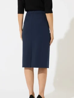 M&Co Blue Tailored Pencil Skirt Clearance