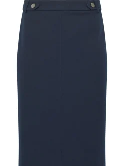 M&Co Blue Tailored Pencil Skirt Clearance