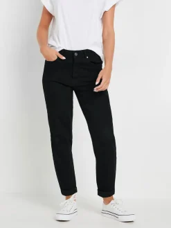 M&Co Dark black Mom Jeans New