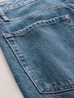 Next Boyfriend Turn Up Jeans Mid Blue Best