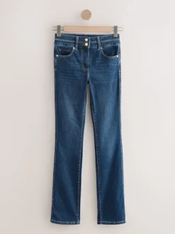 Next Lift, Slim And Shape Bootcut Jeans Mid Blue Denim New