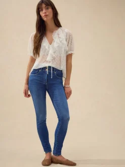 Next Lift Slim And Shape Skinny Jeans Mid Blue Denim Wash Online