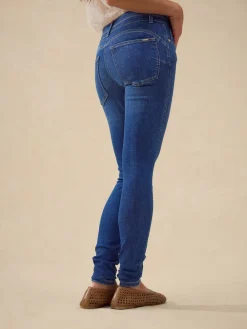 Next Lift Slim And Shape Skinny Jeans Mid Blue Denim Wash Online