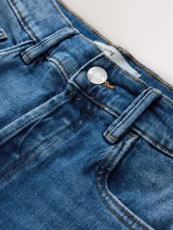 Next Stovepipe Straight Leg Jeans Mid Blue Online