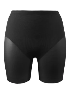 Miraclesuit Black Shapewear Sheer waistline Tummy Control Rear Lifting Boy Shorts Best