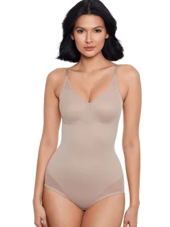 Miraclesuit Extra Firm Sexy Sheer Shaping Underwired Bodybriefers Fawn