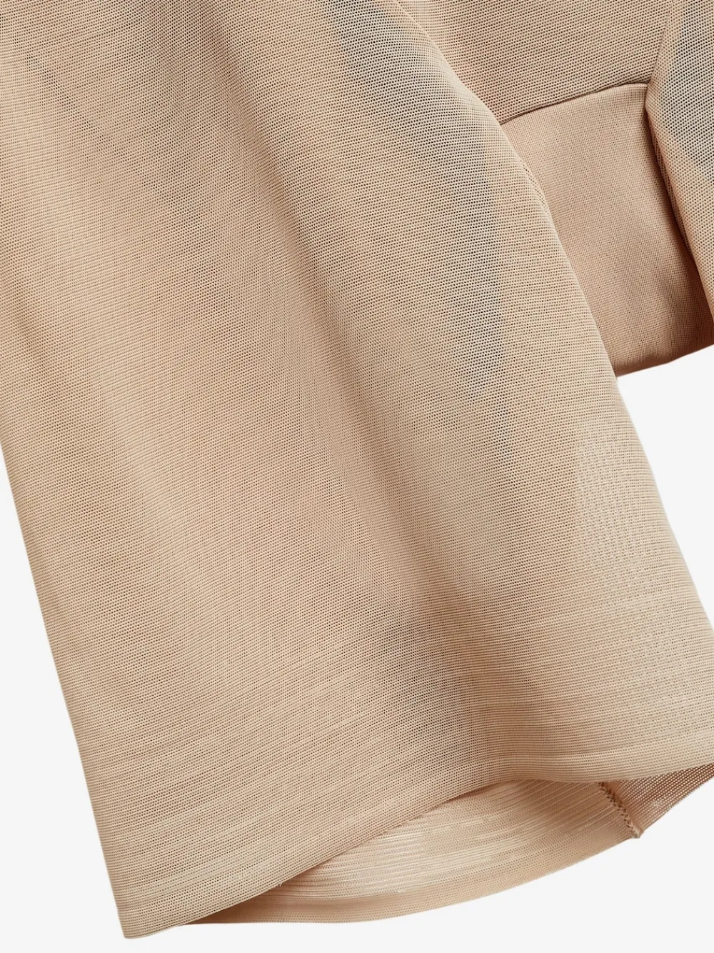 Miraclesuit High Waisted Thigh Slimming Sheer Shorts Warm Beige