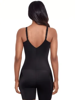 Miraclesuit Modern Miracle Extra Firm Control Thigh Slimming Bodysuit with Lycra Fit Sense Technology Black