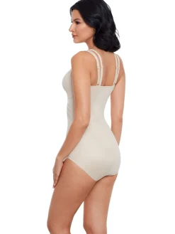 Miraclesuit Modern Miracle™ Open Bust, Wear Your Own Bra Shaping Bodysuit Nude Hot