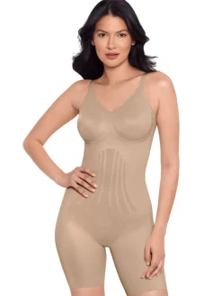 Miraclesuit Modern Miracle Extra Firm Control Thigh Slimming Bodysuit with Lycra Fit Sense Technology Nude Sale