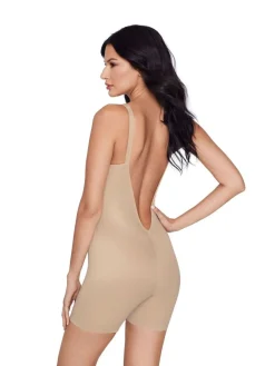 Miraclesuit Show Stopper Low Back All-In-One Bike Shorts Nude Sale