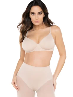 Miraclesuit Mirclesuit Tummy Control Boy Warm Beige Waistline Sheer Rear Lifting Shorts Hot