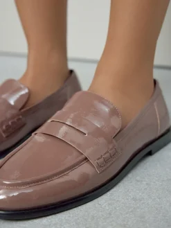 Next Forever Comfort® Round Toe Penny Loafers Mocha Brown Discount