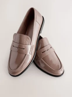 Next Forever Comfort® Round Toe Penny Loafers Mocha Brown Discount
