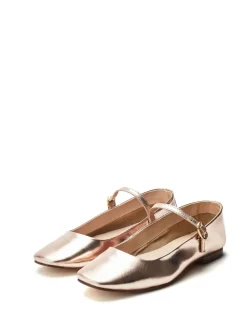 Moda in Pelle Larina Classic Maryjane Ballet Flats Gold Online