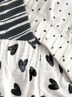 Next Monochrome Short Set Pyjamas 3 Pack Best