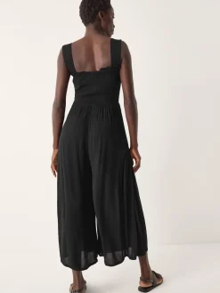 Monsoon Black Billie Embroidered Jumpsuit New