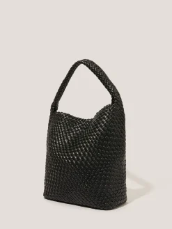 Monsoon Black Pree Woven Hobo Bag Best