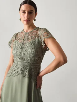 Monsoon Green Monica Lace Bridesmaid Dress Best