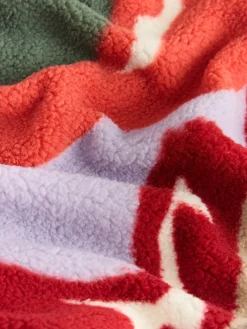 Next Active Printed Borg Jacket Mountain Print Best