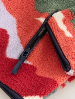 Next Active Printed Borg Jacket Mountain Print Best