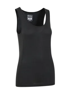 Mountain Warehouse Black Keep The Heat Womens IsoTherm Thermal Vest Top New