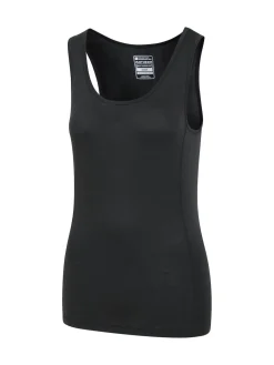 Mountain Warehouse Black Keep The Heat Womens IsoTherm Thermal Vest Top New
