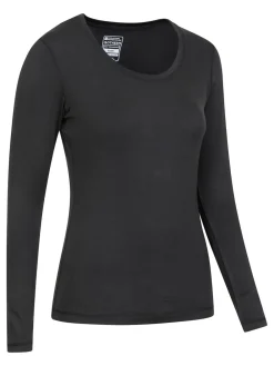 Mountain Warehouse Keep The Heat Quick Drying Thermal Top Black Sale
